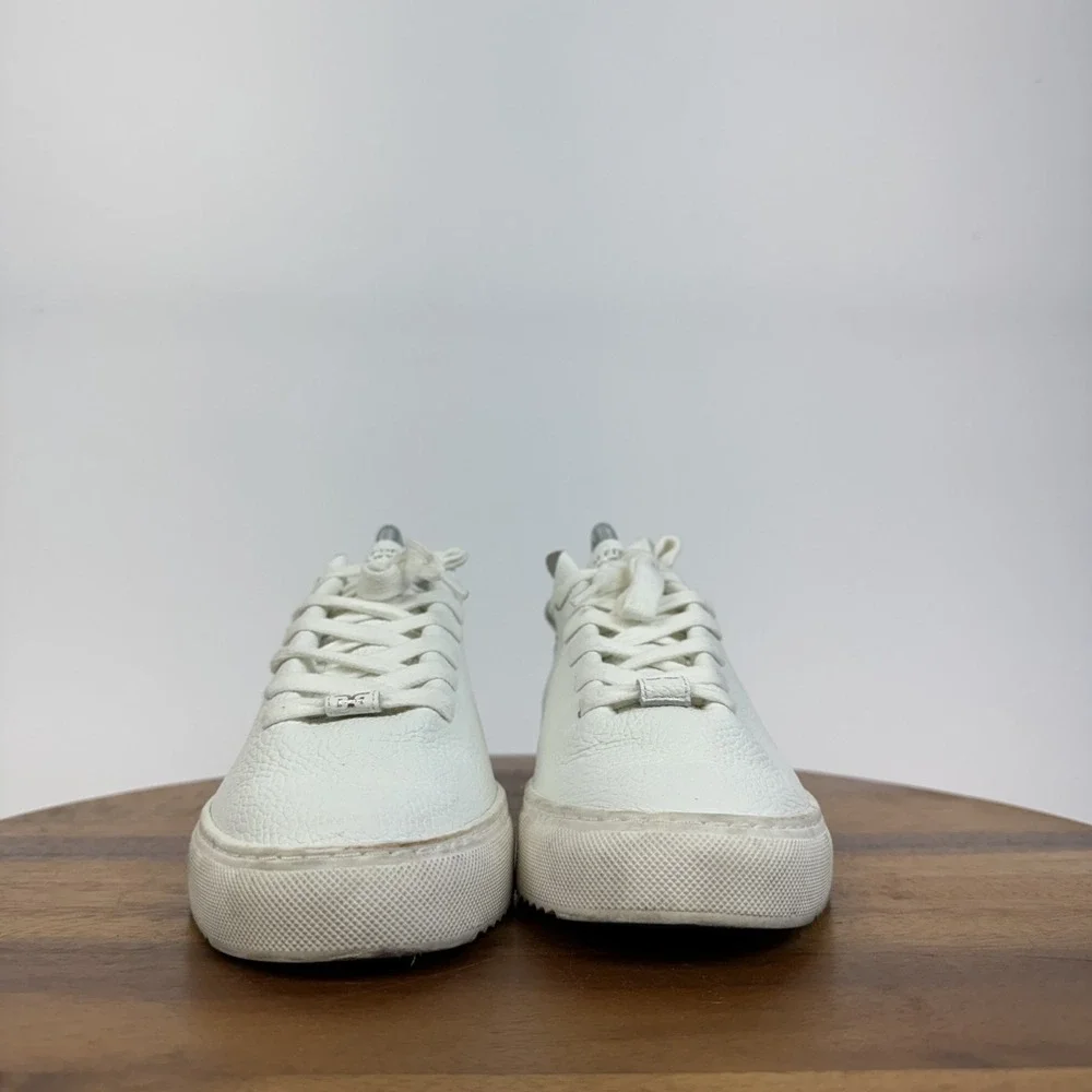 Womens Sam Edelman‎ Poppy White Leather Comfort Casual Sneakers Shoes Size 8.5 M